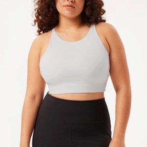 GIRLFRIEND COLLECTIVE Topango Bra - Size 3XL - White/LightGrey